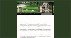 Desktop Screenshot of forestcemetery.org