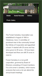 Mobile Screenshot of forestcemetery.org